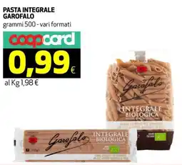 Ipercoop Pasta integrale GAROFALO offerta
