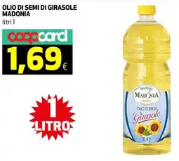 Ipercoop Olio di semi di girasole MADONIA offerta
