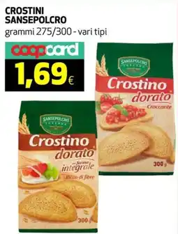 Ipercoop Crostini SANSEPOLCRO offerta