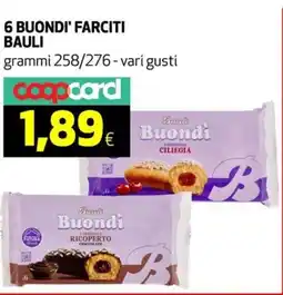 Ipercoop 6 buondi' farciti BAULI offerta