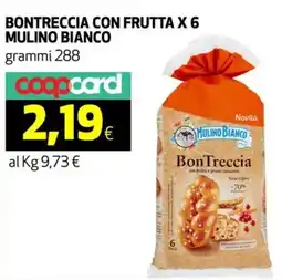 Ipercoop Bontreccia con frutta x 6 MULINO BIANCO offerta