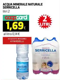 Ipercoop Acqua minerale naturale SERRICELLA offerta