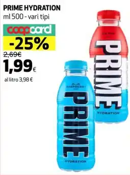 Ipercoop Prime hydration offerta