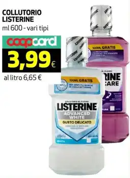 Ipercoop Collutorio LISTERINE offerta