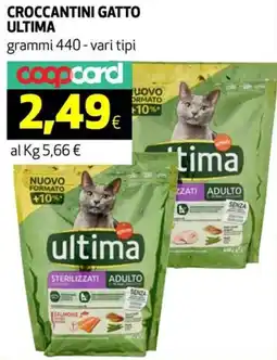 Ipercoop Croccantini gatto ULTIMA offerta