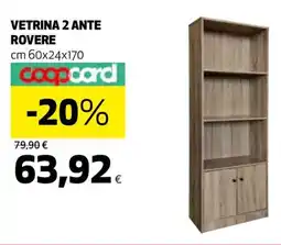 Ipercoop Vetrina 2 ante rovere offerta