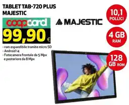 Ipercoop Tablet tab-720 plus MAJESTIC offerta