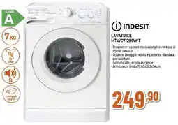 Extracoop Indesit LAVATRICE MTWC71296WIT offerta