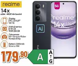 Extracoop realme 14x eSIM - NEXT Ai+Gemini offerta