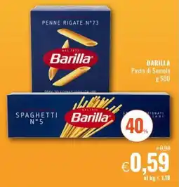 Famila Superstore BARILLA Pasta di Semola offerta