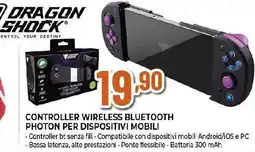 Extracoop CONTROLLER WIRELESS BLUETOOTH PHOTON PER DISPOSITIVI MOBILI offerta