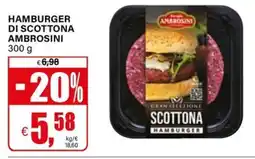 Il Gigante Hamburger di scottona AMBROSINI offerta