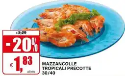 Il Gigante Mazzancolle tropicali precotte offerta