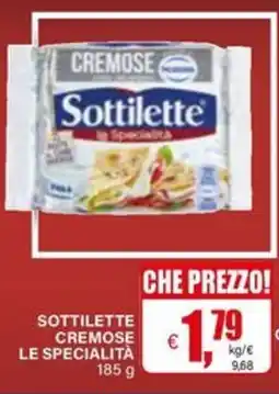 Il Gigante Sottilette cremose le specialità offerta