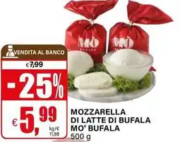 Il Gigante Mozzarella di latte di bufala MO' BUFALA offerta