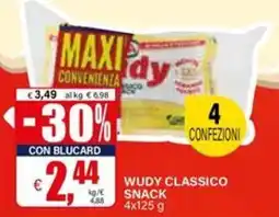 Il Gigante Wudy classico snack AIA offerta