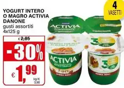 Il Gigante Yogurt intero o magro activia DANONE offerta