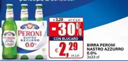 Il Gigante Birra PERONI NASTRO AZZURRO offerta