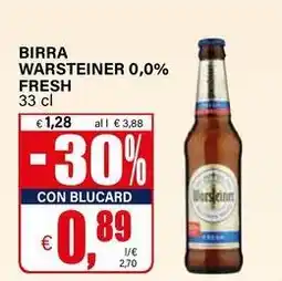 Il Gigante Birra WARSTEINER 0,0% FRESH offerta