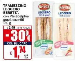 Il Gigante Tramezzino leggero BERETTA offerta