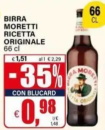 Il Gigante Birra moretti ricetta originale offerta