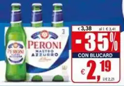Il Gigante Birra peroni NASTRO AZZURRO offerta