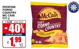 Il Gigante Patatine forno country MC CAIN offerta