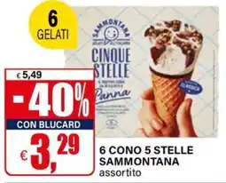 Il Gigante 6 cono 5 stelle SAMMONTANA offerta