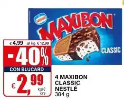 Il Gigante 4 maxibon classic NESTLÉ offerta