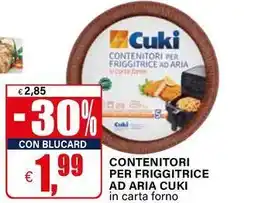 Il Gigante Contenitori per friggitrice ad aria CUKI offerta