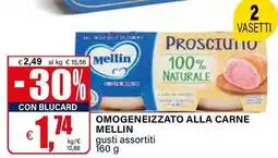 Il Gigante Omogeneizzato alla carne MELLIN offerta