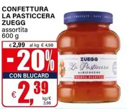 Il Gigante Confettura la pasticcera ZUEGG offerta