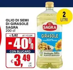Il Gigante Olio di semi di girasole SAGRA offerta