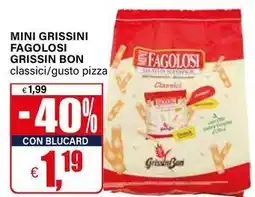Il Gigante Mini grissini fagolosi GRISSIN BON offerta