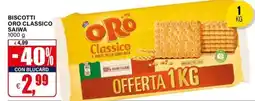 Il Gigante Biscotti oro classico SAIWA offerta