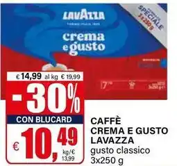 Il Gigante Caffè crema e gusto LAVAZZA offerta