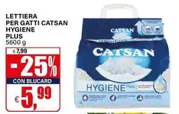 Il Gigante Lettiera per gatti catsan hygiene plus offerta