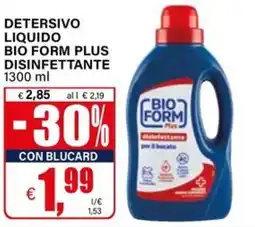 Il Gigante Detersivo liquido bio form plus disinfettante offerta