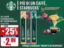 Il Gigante 10 caps starbucks by nespresso offerta