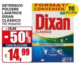 Il Gigante Detersivo polvere lavatrice dixan classico offerta