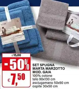 Il Gigante Set spugna marta marzotto mod. gaia offerta