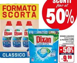 Il Gigante Dixan liquido o power caps offerta