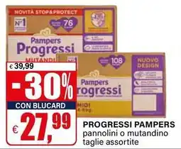 Il Gigante Progressi PAMPERS offerta