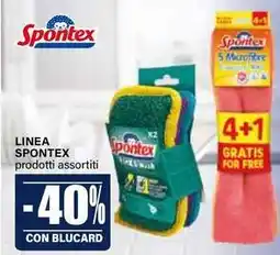 Il Gigante Linea SPONTEX prodotti assortiti offerta