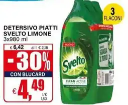 Il Gigante Detersivo piatti svelto limone offerta