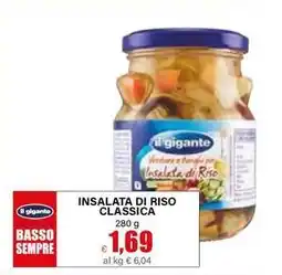 Il Gigante Il gigante insalata di riso classica offerta