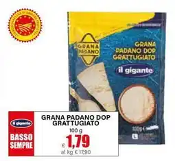 Il Gigante ilil gigante Grana padano DOP grattugiato offerta