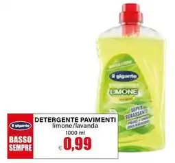 Il Gigante Il gigante detergente pavimenti offerta