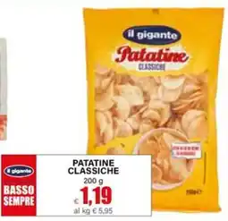 Il Gigante il gigante Patatine classiche offerta
