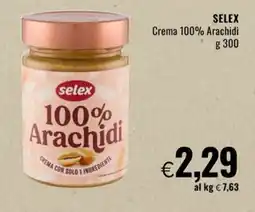 Famila Superstore SELEX Crema 100% Arachidi offerta